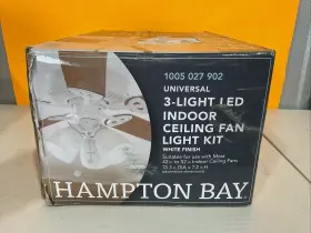 64401 HAMPTON BAY Ceiling Fan Shades Led Light Kit #3