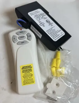7067YEI-09 HAMPTON BAY Ceiling Fan Receiver Remote