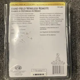 792145326687 HAMPTON BAY Wireless Remote Transmitter Receiver #2