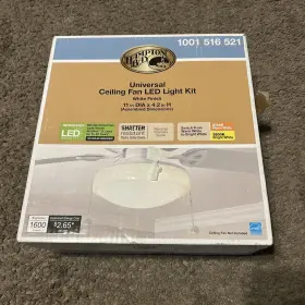1001-516-521 HAMPTON BAY Ceiling Fan Led Light Bright Kit