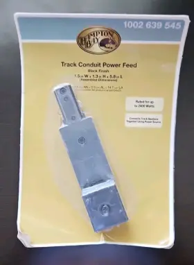 1002-639-545 HAMPTON BAY Track Conduit Power Finish Watts