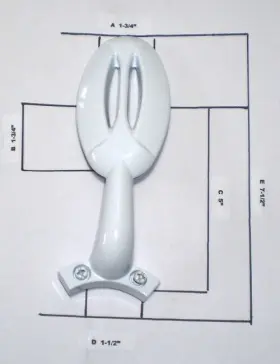 AG524-WH HAMPTON BAY Glendale Arm Bracket Ceiling Fan
