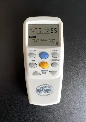 CHQ7096T HAMPTON BAY Ceiling Fan Light Remote Control Reverse