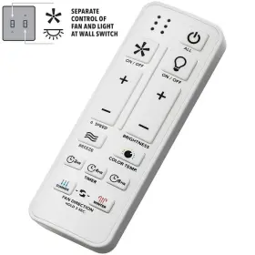 TX052 HAMPTON BAY Remote Control Naderbury Ceiling Fan