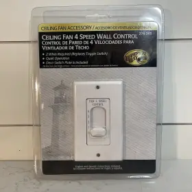 WM-6WWLV HAMPTON BAY Ceiling Fan Control Wall Plate Wire