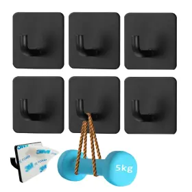 HOOKS001 HAOYOWJY Adhesive Wall Hooks Towels Hangers Robe