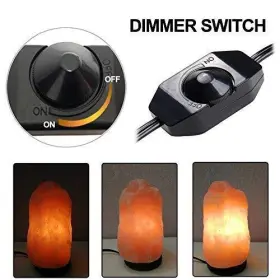 712073393193 HARAQI Himalayan Salt Lamp Cords Dimmer Switch #2