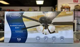 0593742 HARBOR BREEZE Oil Finish Ceiling Fan Frees