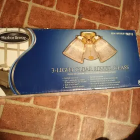 080629225145 HARBOR BREEZE Light Glass Ceiling Fan Box Kit