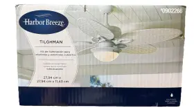 0902266 HARBOR BREEZE Tilhman Ceiling Fan Led Frosted Glass