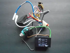 188780 HARBOR BREEZE Ceiling Fan Wiring Harness Switches Cap