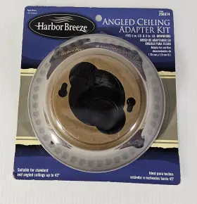 256574 HARBOR BREEZE Angled Mount Ceiling Fan Adapter Kit