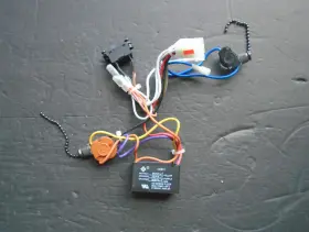 42223 HARBOR BREEZE Ceiling Fan Wiring Harness Switches Cap