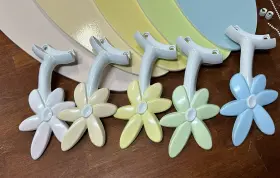 5183 HARBOR BREEZE Annalise Pastel Ceiling Fan Blades Arms #3