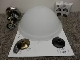 671961411503 HARBOR BREEZE Ceiling Fan Light Frosted Glass