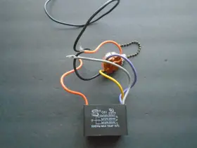 BA0D525LKL HARBOR BREEZE Ceiling Fan Wiring Harness Switches