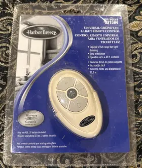 RCB-103L HARBOR BREEZE Ceiling Fan Remote Control Wall Mount