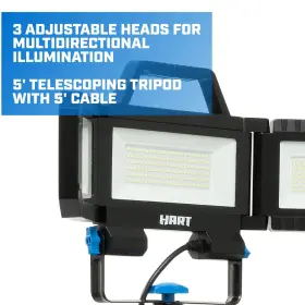 680358028149 HART Directional Led Light Tripod