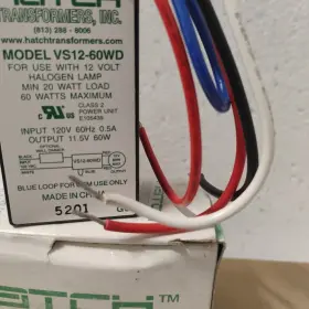 VS12-60WD HATCH Transformers Volt Halogen Lamp #3