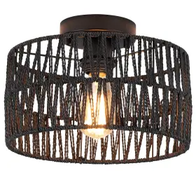 B0CCJ1BQHC HCHUNQJOR Coastal Flush Mount Light Hemp Rope