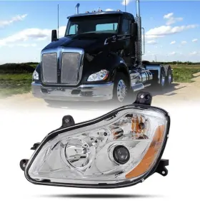 D0100HERNHY HEADLIGHT LEFT DRIVER KENWORTH Bulbs Projector
