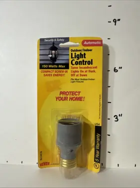 SLC4CG HEMCO Socket Light Control Dusk Dawn