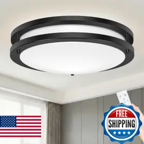 B0FDFVBWLS HEPSIDE Flush Mount Led Ceiling Light Remote