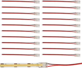 2-PIN-8MM HEYAN Solderless Transparent Led Strip Connector
