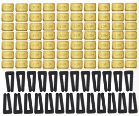 Hfyhwt 23-94fan4 100pcs Ceiling Fan Blade Balancing Kit 25 Sets Balance 100 Pcs