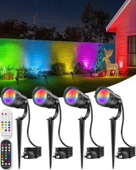 B0F5B4XY58 HIBOITEC Christmas Spotlight Remote Changing Plug