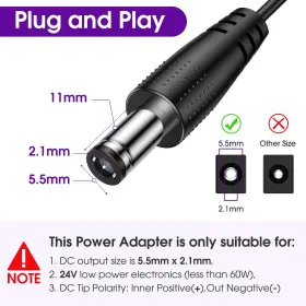 856556006108 HITLIGHTS Power Supply Adapter Transformer Ac #3