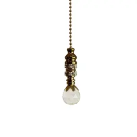 690391899965 CRYSTAL Stephanov Faceted Ball Ceiling Fan