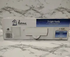 IVL2WH HOME IMPRESSIONS Wall Light Fixture