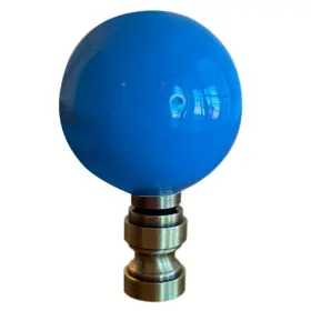 690391895837 HOMECONCEPT Ceramic Sky Round Lamp Finial Base