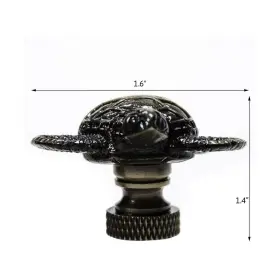 690391936547 HOMECONCEPT Antique Sea Turtle Base Lamp #2