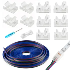 BKC1345 HOMELYLIFE Pin Led Strip Connectors Solderless Cable