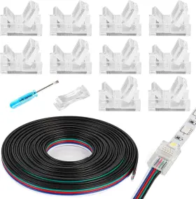 BKC1352 HOMELYLIFE Pin Rgbw Led Strip Connectors Solderless