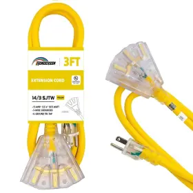 E143W03ETY HONDERSON Extension Cord Weatherproof End Gauge