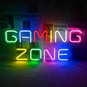 B0C8CCL4YG HORSENEON Game Zone Led Neon Sign Wall Gaming