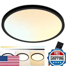 B0D2KCFP5H HOVENLA Dimmable Led Flush Mount Ceiling Light