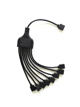 614024480726 HUALAND Pins Led Splitter Cable Strip Connector #3