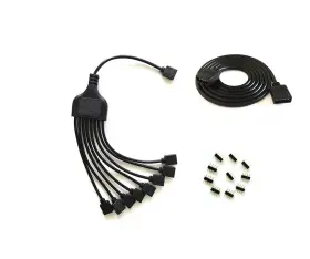 614024480726 HUALAND Pins Led Splitter Cable Strip Connector