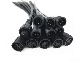 614251253995 HUALAND Pin Waterproof Male Female Connector Led #2