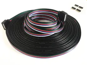 LED39 HUALAND Rgbw Extension Cable Line Copper Wires Inside