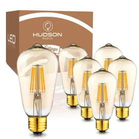 ST58-LED-2200K-6 HUDSON BULB CO Edison Set Dimmable