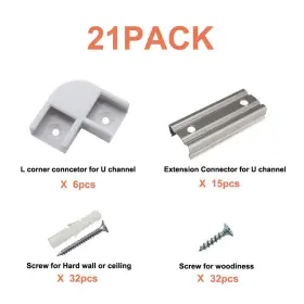 782123750009 HUNHUN Corner Connector Led Channel #2