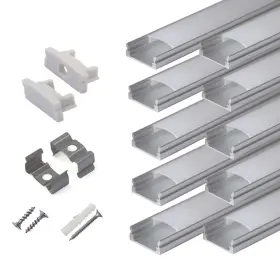 CH01-M2-P10 HUNHUN Led Channel Milky Cover Clips