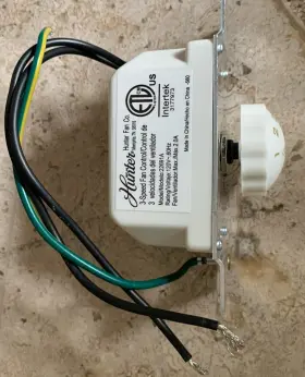 22691A HUNTER Casablanca Ceiling Fan Wall Control Rotary #3