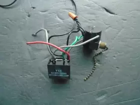 22946 HUNTER Ceiling Fan Wiring Harness Switches Cap Yce