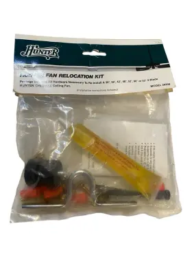 Hunter 26308 New Ceiling Fan Relocation Hanging Kit Bracket Vtg Model